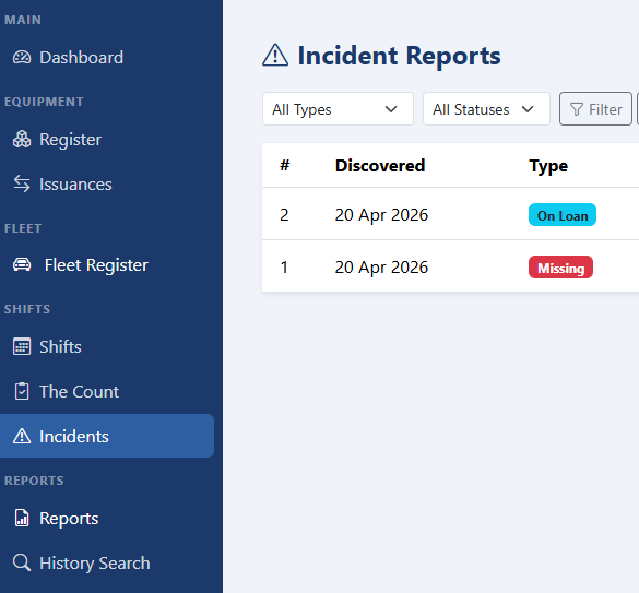 Agency Asset Management System